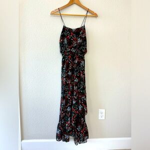 Bohemian summer Flowy floral midi dress